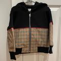 Burberry Jackets & Coats | Boy’s Burberry Jonah Hoodie (Zip Up) - Size 4y | Color: Black/Tan | Size: 4y