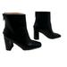 J. Crew Shoes | J Crew Black Leather Square Toe Boots Sz 6.5 | Color: Black | Size: 6.5