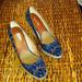 Michael Kors Shoes | Michael Kors Wedges | Color: Blue/Tan | Size: 8.5