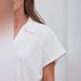 Anthropologie Tops | Anthropologie Grey State Darcy Top In Spa White Linen Collared Summer Top 0 S | Color: White | Size: S