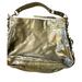 Coach Bags | Coach Shoulder Bag Purse Handbag 17x11x4.5 12778 Patent Leather Buckle Detail Pe | Color: Black/Green | Size: 17x11