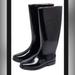 Burberry Shoes | Burberry Classic Tall Equestrian Knight Rain Boot Black W Plaid Interior 37/7 | Color: Black/Tan | Size: 7