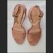 J. Crew Shoes | J Crew Suede Dusty Pink Sandals With Chunky Heel | Color: Pink | Size: 5.5