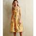 Anthropologie Dresses | Gold James Coviello Anthropologie Botanica Dress, Size 10 | Color: Yellow | Size: 10