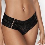 Victoria's Secret Intimates & Sleepwear | 3/$22 Stretch The Lacie Sexy Lace-Up Cheeky Panty | Color: Black | Size: M