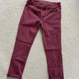 American Eagle Outfitters Jeans | American Eagle Outfitters Cropped Jeggings | Color: Red | Size: 6