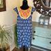 Anthropologie Dresses | Anthropologie Thml Embroidered Mini Dress, Size Small | Color: Blue/Yellow | Size: S