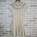Free People Dresses | Free People Sweater Dress Womens Small Petite Gray Wool Blend Nordic Nights Knit | Color: Gray | Size: S
