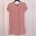 J. Crew Dresses | Jcrew Pink And White Striped Dress - Size 00 - 100% Cotton,Casual Classic Style | Color: Pink/White | Size: 00