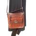 Giani Bernini Bags | Giani Bernini Florentine Glazed Leather Filigree Vertical Expresso Crossbody Bag | Color: Brown | Size: Os