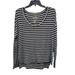 American Eagle Outfitters Tops | American Eagle Women's Soft & Sexy Gray White Stripe Long Sleeve Tee Size Xs | Color: Gray/White | Size: Xs