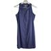 Athleta Dresses | Athleta Shaper Sleeveless Purple Snap Front Scoop Neck Shirt Dress Women’s Sz 2 | Color: Purple | Size: 2