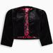 Torrid Jackets & Coats | Betsey Johnson X Torrid Faux Fur Cropped Jacket Sz 5 | Color: Black/Pink | Size: 5x