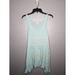 Free People Dresses | Free People Womens Small Mint Green Voile And Lace Trapeze Slip Dress | Color: Green | Size: S