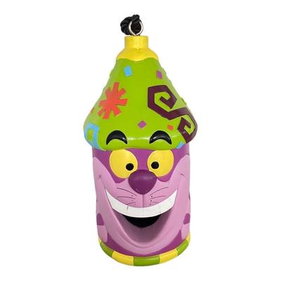 Disney Accents | Disney Parks Alice In Wonderland Cheshire Cat Garden Bird House Feeder | Color: Red | Size: Os