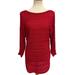 Ralph Lauren Sweaters | Lauren Ralph Lauren Women's Long Sleeve Red Oval Neck Pullover Sweater Size M | Color: Red | Size: M