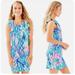 Lilly Pulitzer Dresses | Lilly Pulitzer Esmeralda Dress - Multi Jet Stream - Small | Color: Blue/Pink | Size: S