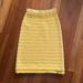 Gucci Skirts | Gucci Yellow Bow Pencil Skirt In Size Xs. Nwt .! | Color: Yellow | Size: Xs