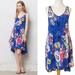 Anthropologie Dresses | Anthropologie Leifsdottir Passionflower High-Low Silk Dress Size 6 Blue | Color: Blue | Size: 6