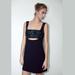 Zara Dresses | Limited Edition!!! Zara Beaded Short Dress | Color: Black | Size: Xl