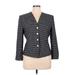 Kasper A.S.L. Blazer Jacket: Short Black Jackets & Outerwear - Women's Size 14 Petite