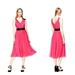 Kate Spade Dresses | Kate Spade $445 Size 0 Xs Hot Pink Embellished Bow Flared Chiffon Cocktail Dress | Color: Pink | Size: 0