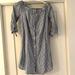 Madewell Dresses | Madewell Cotton Seersucker Dress-Size Xs | Color: Blue/White | Size: Xs