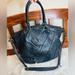 Coach Bags | Authentic Coach Black Leather Satchel Crossbody/Hand Bag | Color: Black | Size: Os