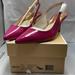 Michael Kors Shoes | Brand New Michael Kors Kelsey Kitten Sling Sandal Fauschia Various | Color: Pink | Size: 8