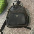 Coach Bags | Coach Nwot Brown And Black Logo Backpack! | Color: Black/Brown | Size: Os