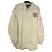 Disney Tops | Disney Epcot Flower Garden Festival 2001 Button Down Long Sleeve Shirt Vintage | Color: Cream | Size: Xl
