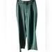 Zara Pants & Jumpsuits | English Green Zara Trousers, Wide Leg Elastic Waistband And 4 Pockets Size S Euc | Color: Green | Size: S
