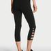 Victoria's Secret Pants & Jumpsuits | Knockout By Victoria's Secret Women's Black Mid-Rise Seamless Capri Leggings S | Color: Black | Size: S