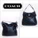 Coach Bags | Like New Coach Black Leather Colette Shoulder Hobo Bag | Color: Black/Silver | Size: Os