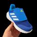 Adidas Shoes | Adidas Toddler Boys Slip On Sneakers Size 7.5 Blue Lightweight Comfortable Shoes | Color: Blue/White | Size: 7.5b