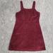 American Eagle Outfitters Dresses | American Eagle Outfitters Small Red Corduroy Jumper/Dress | Color: Red | Size: S