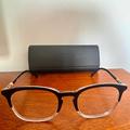 Burberry Accessories | Burberry Black/Clear Eyeglass Frames With Protective Case | Color: Black/Brown | Size: Os
