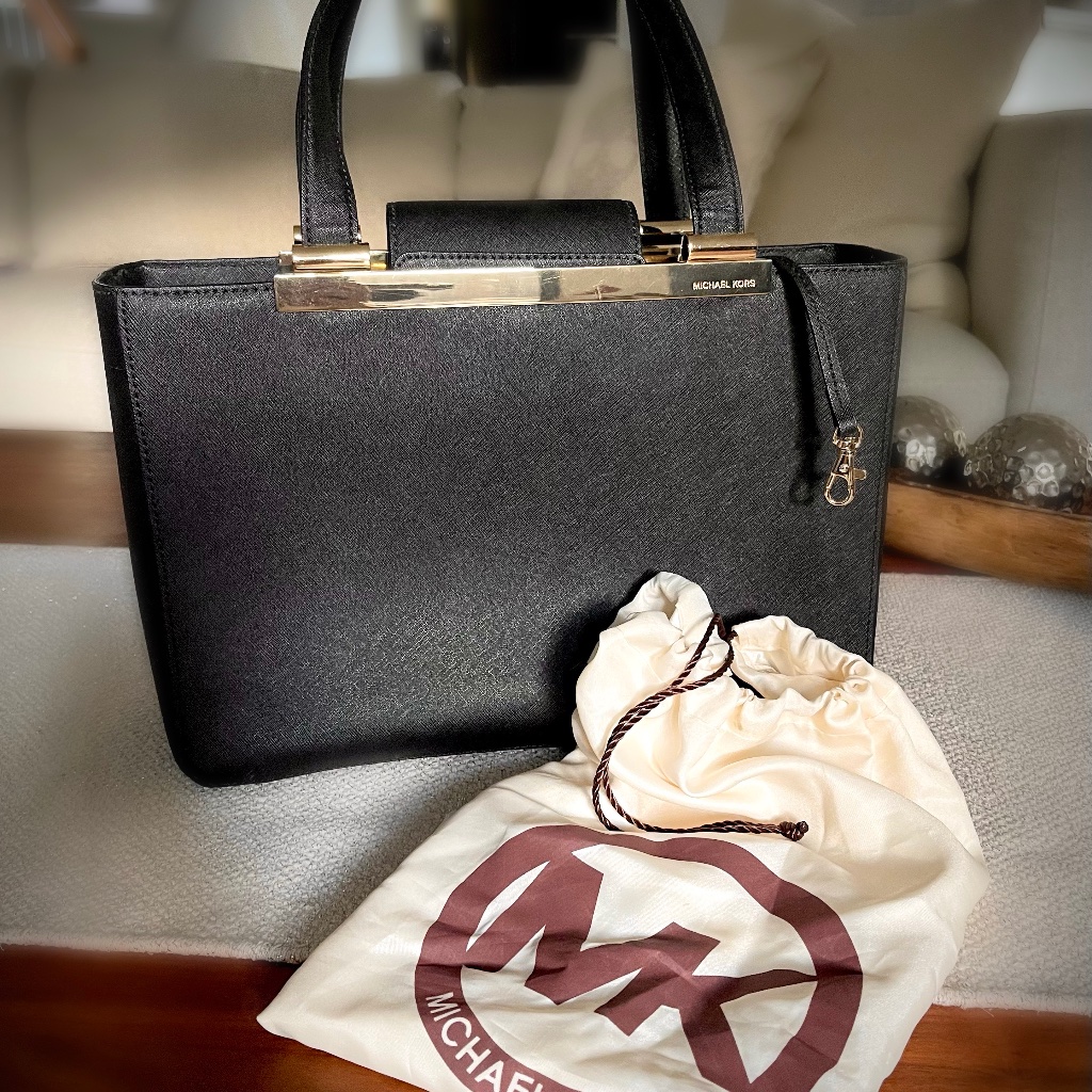 Michael Kors Bags | Brand New Michael Kors Handbag | Color: Black | Size: 9”H, 14”W,3”D