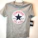 Converse Shirts & Tops | Converse Chuck Taylor All Star Boy's T-Shirt Heather Dark Grey New Nwt Size M | Color: Gray | Size: Mb