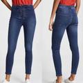 Free People Jeans | Free People Lace Up Skinny Jeggings High Rise Denim Jeans Blue Size 28 | Color: Blue | Size: 28