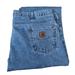 Carhartt Jeans | Carhartt Cotton B18-Stw Men’s Traditional Fit Denim Blue Jeans 44 X 32 | Color: Blue | Size: 44