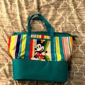 Disney Kitchen | 2016 Disney Store Mickey Mouse Zip Cooler Tote Insulated Beach Picnic Lunch Bag | Color: Blue/Red | Size: Os