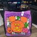 Disney Bags | Disney Parks Halloween Embroidered Canvas Tote Nwt | Color: Orange/Purple | Size: Os