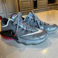 Nike Shoes | Lebron 12 Low Wolf Grey - Men's 8.5m | Color: Silver/White | Size: 8.5