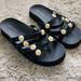 American Eagle Outfitters Shoes | American Eagle Sandals | Color: Black/Yellow | Size: 7