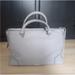 Rebecca Minkoff Bags | Beautiful Leather Rebecca Minkoff Tote W/Crossbody Strap | Color: Gray | Size: Os