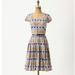 Anthropologie Dresses | Anthropologie’s Corey Lynn Calter Sugared Fit & Flare Dress, Size 4 Nwot $188 | Color: Blue/Pink | Size: 4