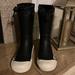 Burberry Shoes | Burberry Kids Rain Boots Size 33 | Color: Black/White | Size: 33