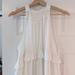 Free People Dresses | Free People White Tiered Halter Ruffles Maxi Dress (W/ Pockets) | Color: White | Size: Xs