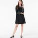 J. Crew Dresses | J. Crew Black A-Line Long Sleeve Beaded Dress Size 2 | Color: Black | Size: 2